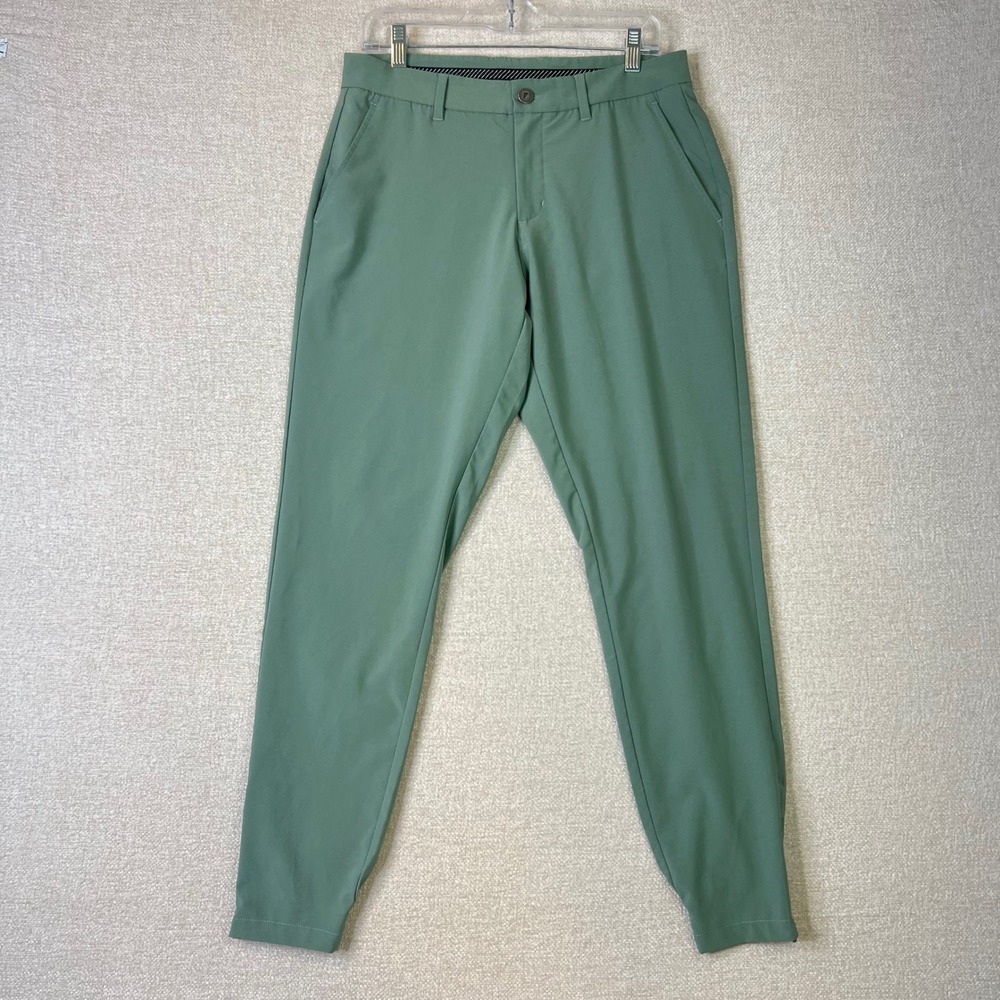 Primo Golf Joggers Mens 32 Regular Sage Green Performance Tapered Pants